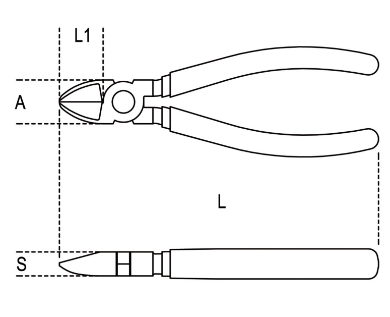 Tronchesi a taglienti diagonali - Art. 1082GBM - Beta Utensili