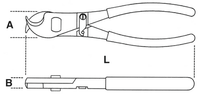 Tagliacavi per cavi isolati in rame e alluminio - Art. 1132BM - Beta Utensili