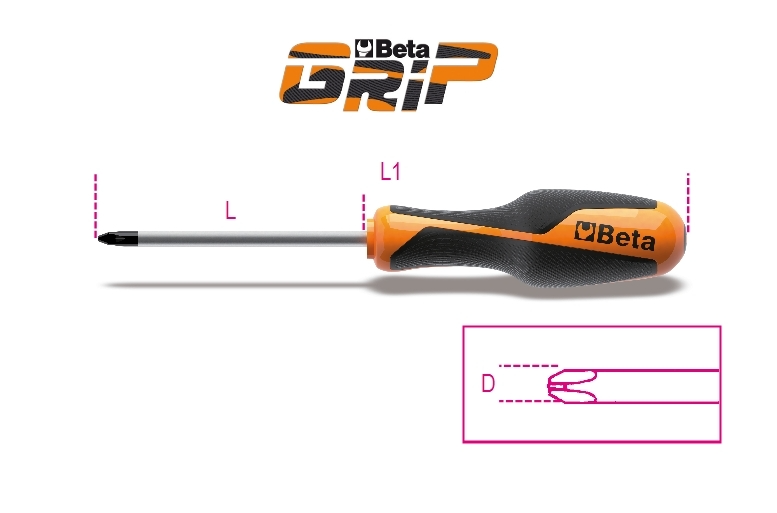 Giravite per viti con impronta a croce - Art. 1262 - Beta Utensili