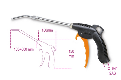 Pistola di soffiaggio progressiva telescopica - Art. 1949T - Beta Utensili